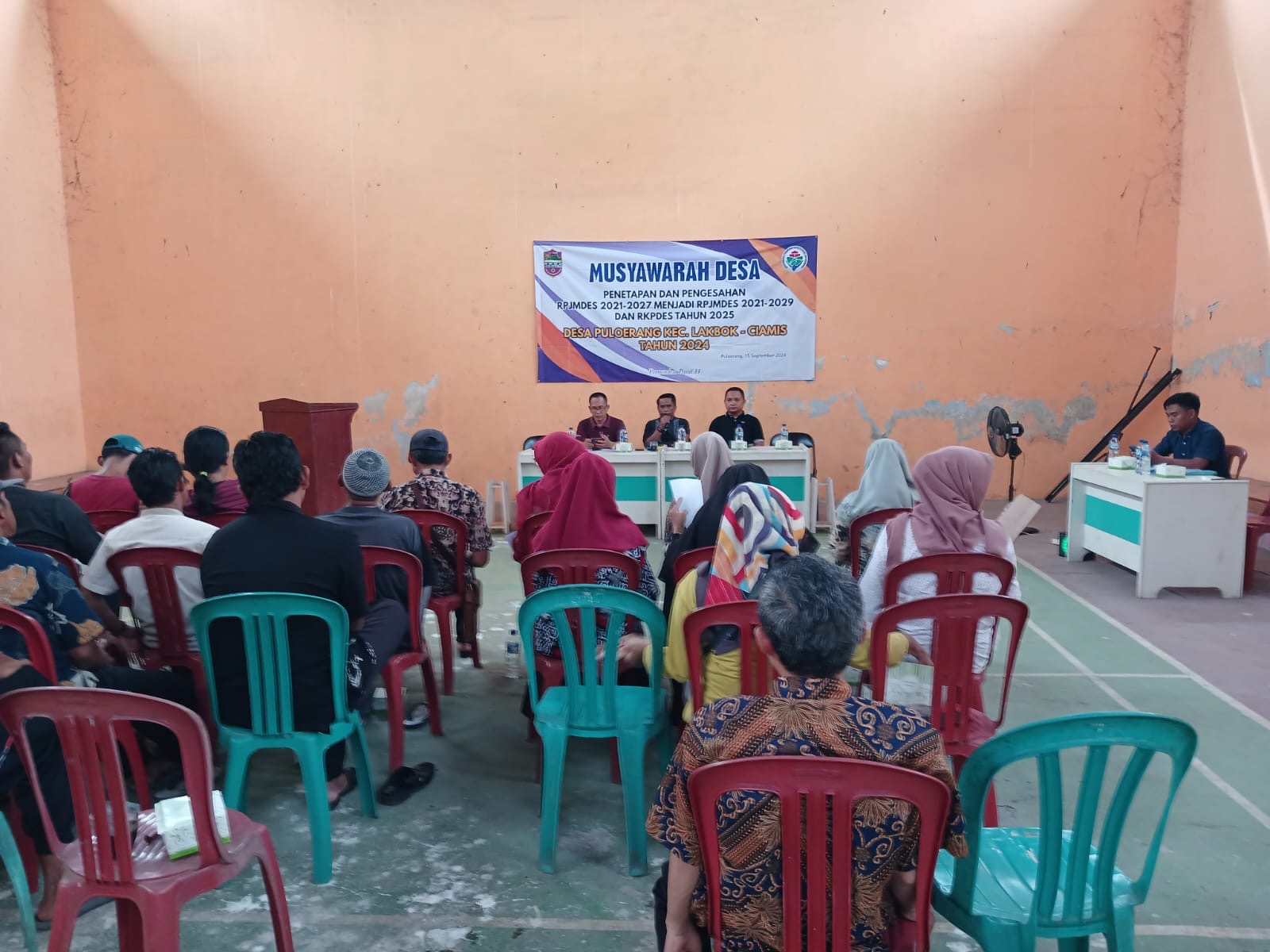 MUSYAWARAH DESA PENETAPAN DAN PENGESAHAN RPJMDES 2021-2027 MENJADI RPJMDES 2021-2029 DAN RKPDES TAHUN 20255